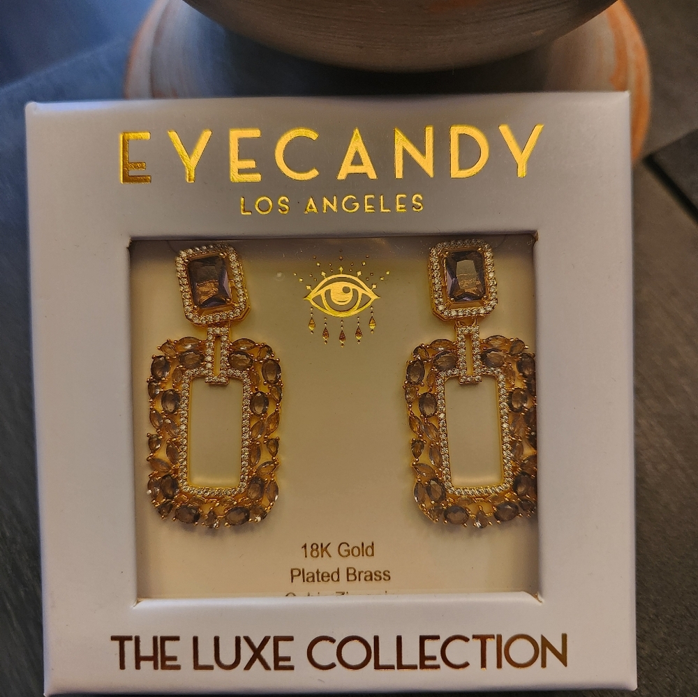 Ivy Purple EYE CANDY LA earrings